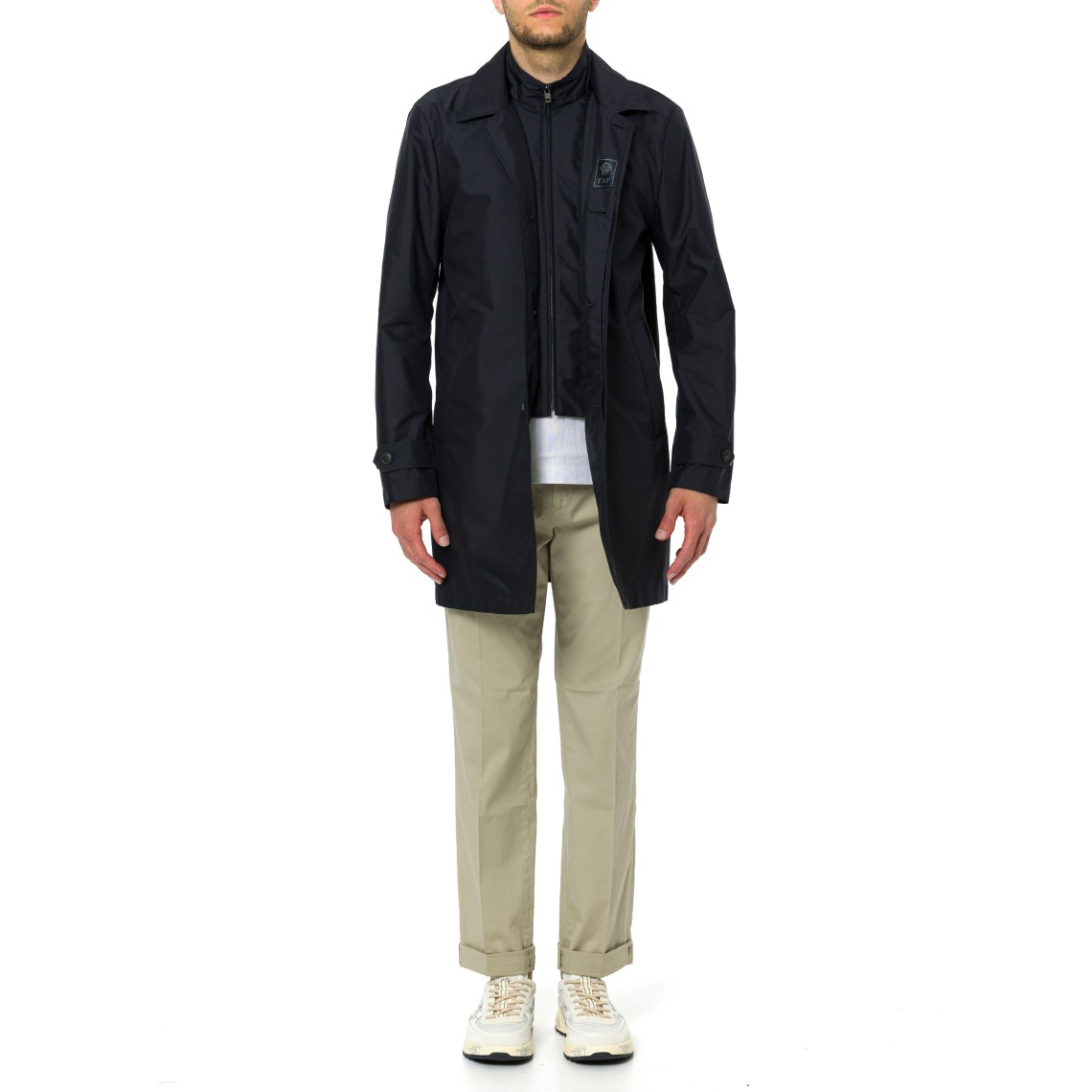 Morning Coat in Popeline Tecnico Fay