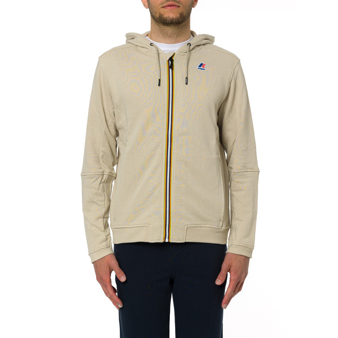 Felpa con zip e cappuccio Prosper Poly Cotton K-Way