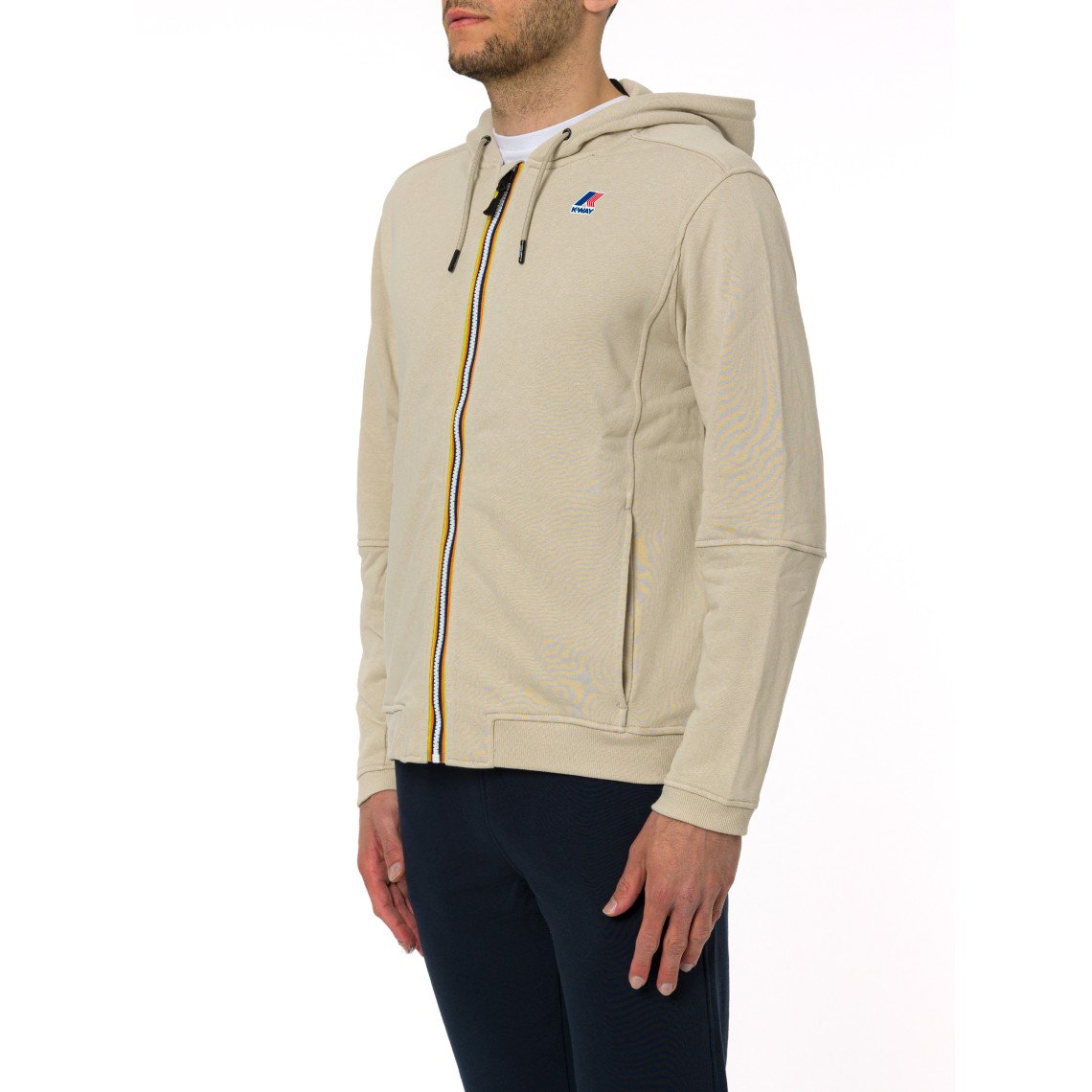 Felpa con zip e cappuccio Prosper Poly Cotton K-Way