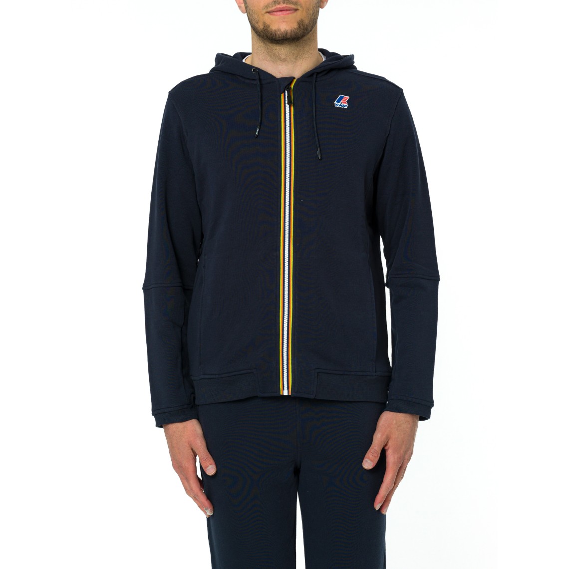 Felpa con zip e cappuccio Prosper Poly Cotton K-Way