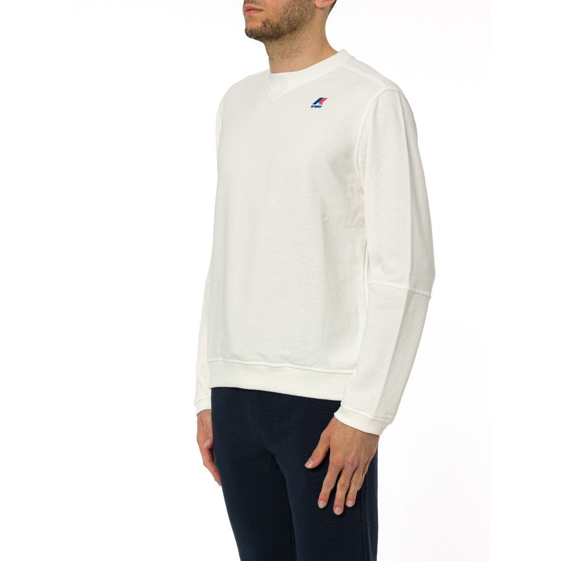 Felpa girocollo Nael Poly Cotton K-way