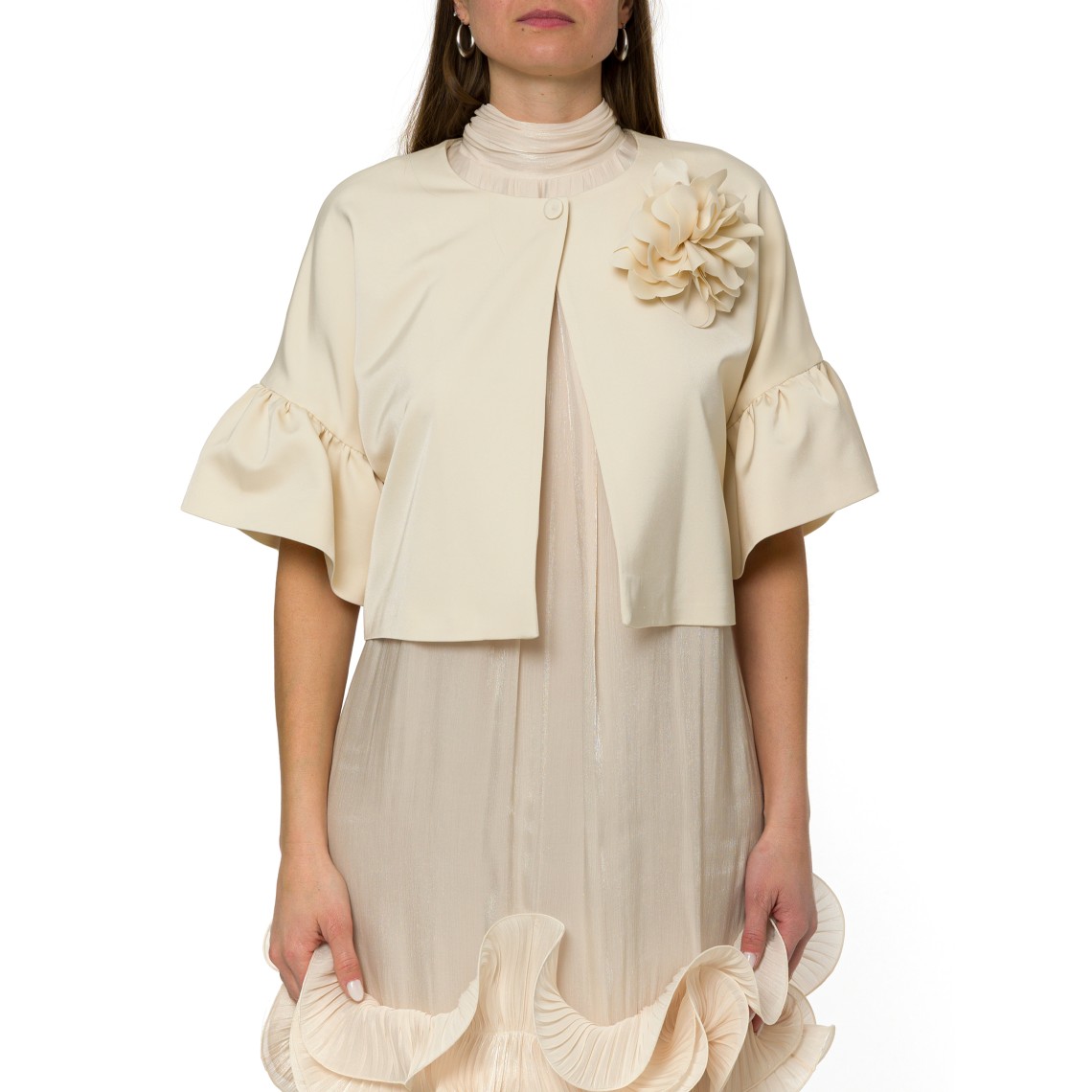 Giacchina con maniche volant Hanita Couture