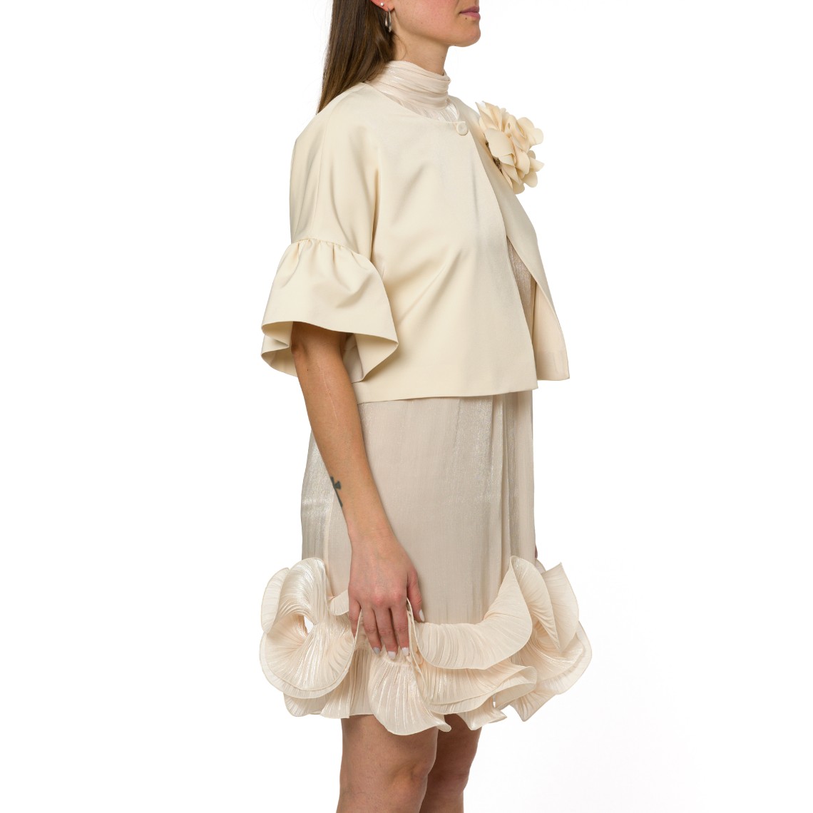 Giacchina con maniche volant Hanita Couture