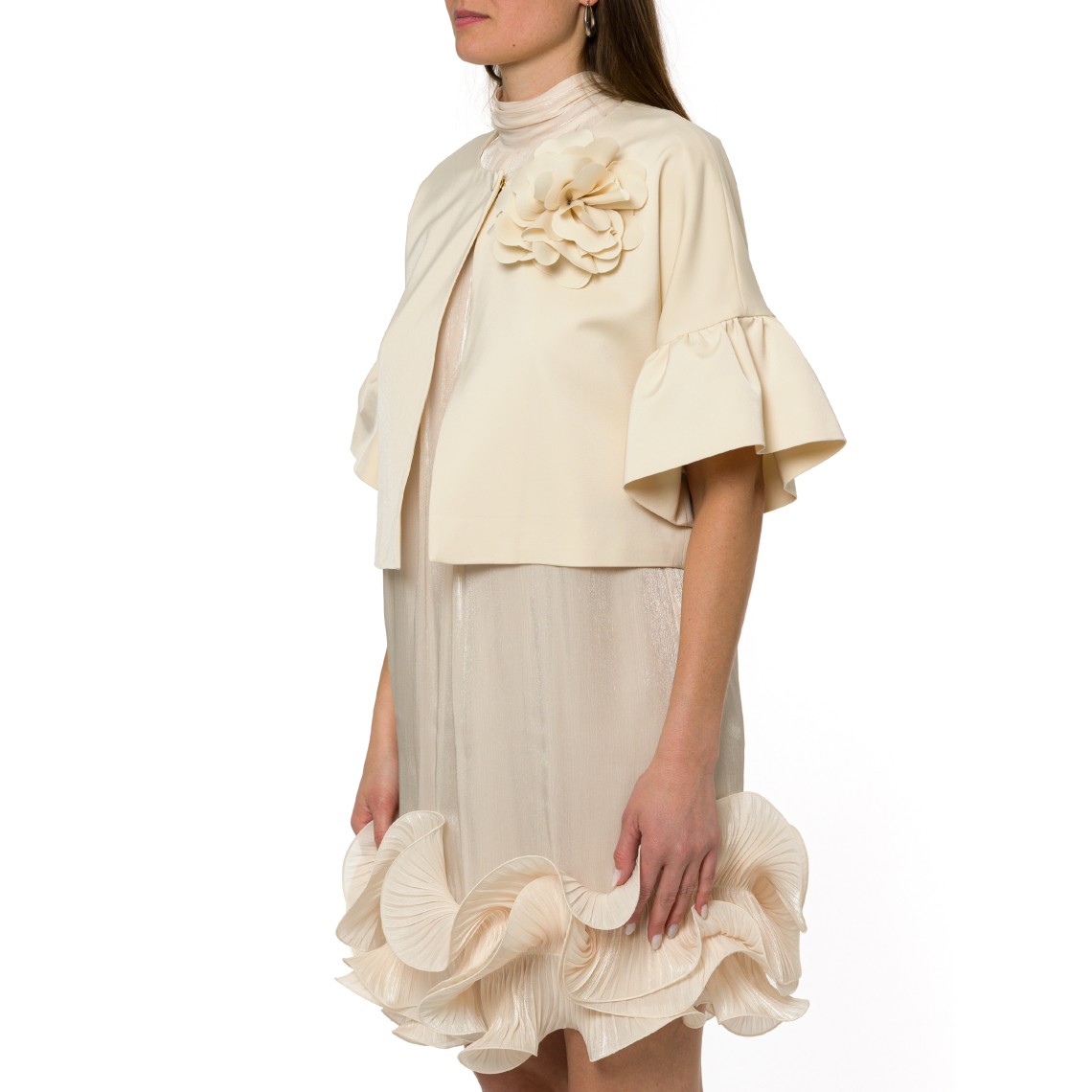 Giacchina con maniche volant Hanita Couture