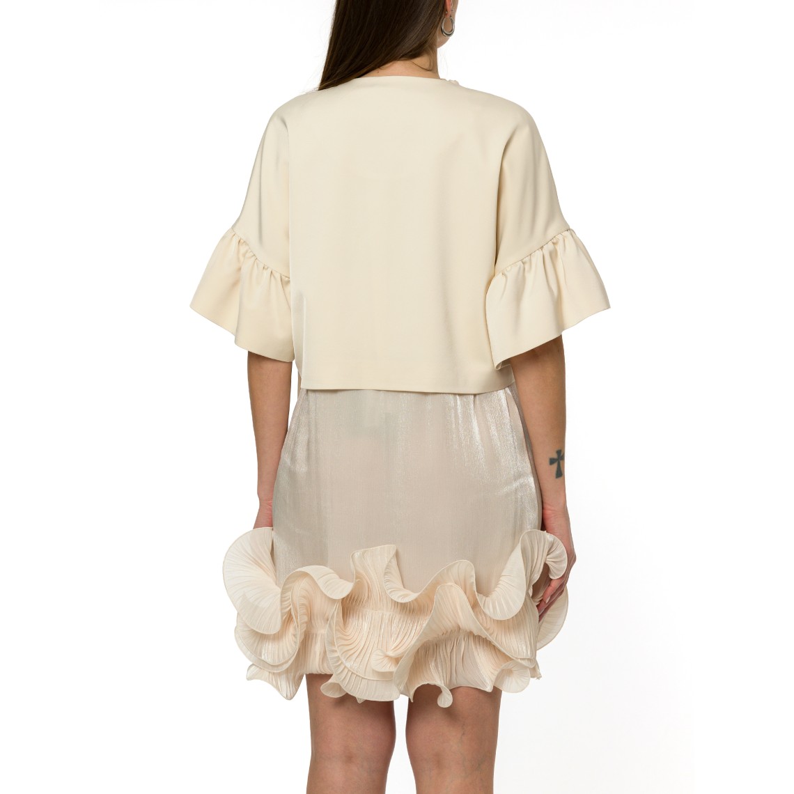 Giacchina con maniche volant Hanita Couture