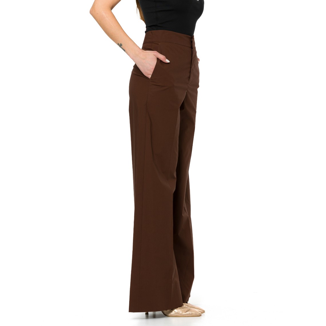 Pantaloni wide-leg Twinset