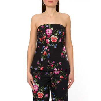 Top bustier a fiori Liu Jo