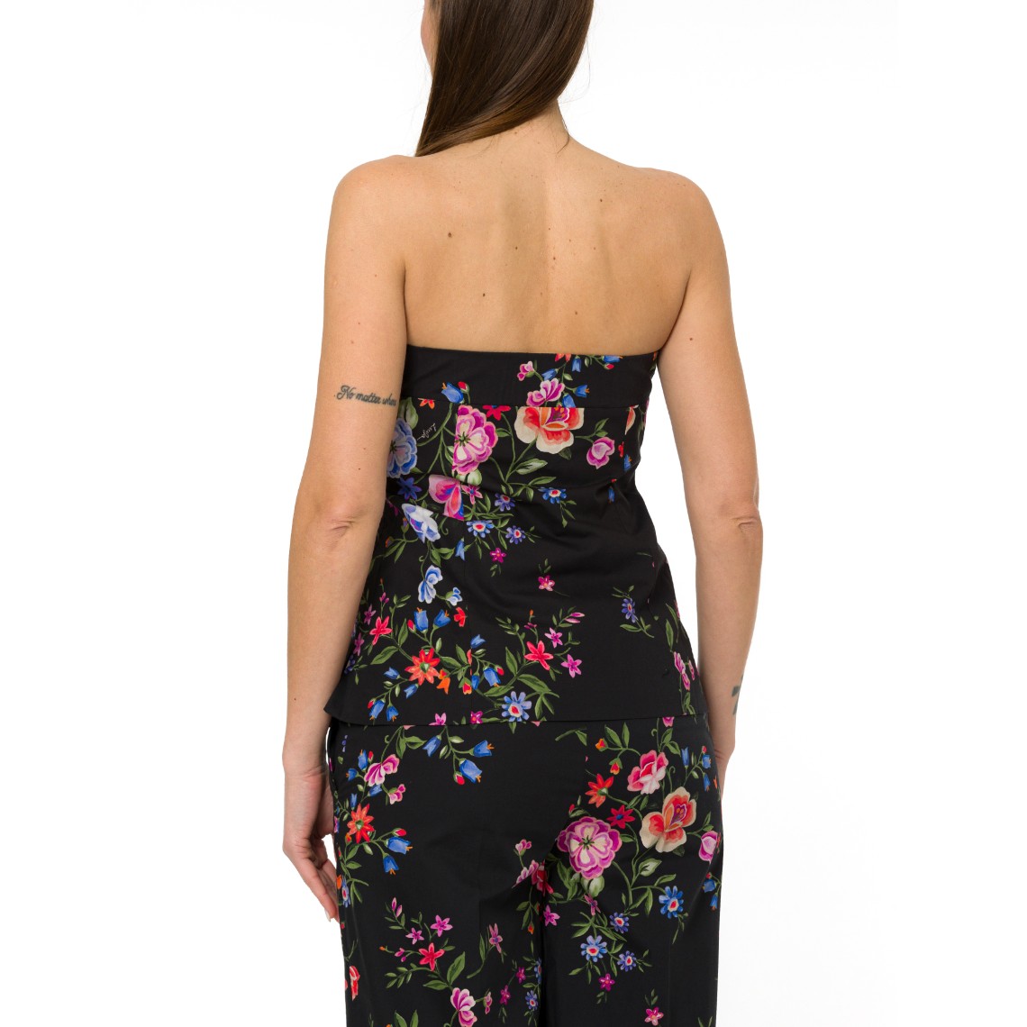 Top bustier a fiori Liu Jo