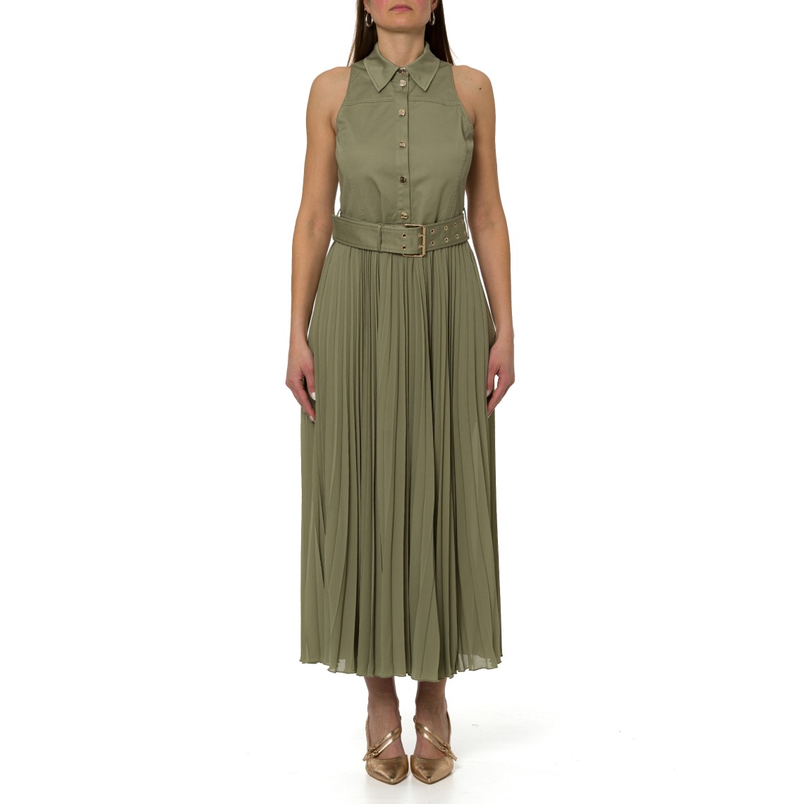 Abito lungo plissé Liu Jo