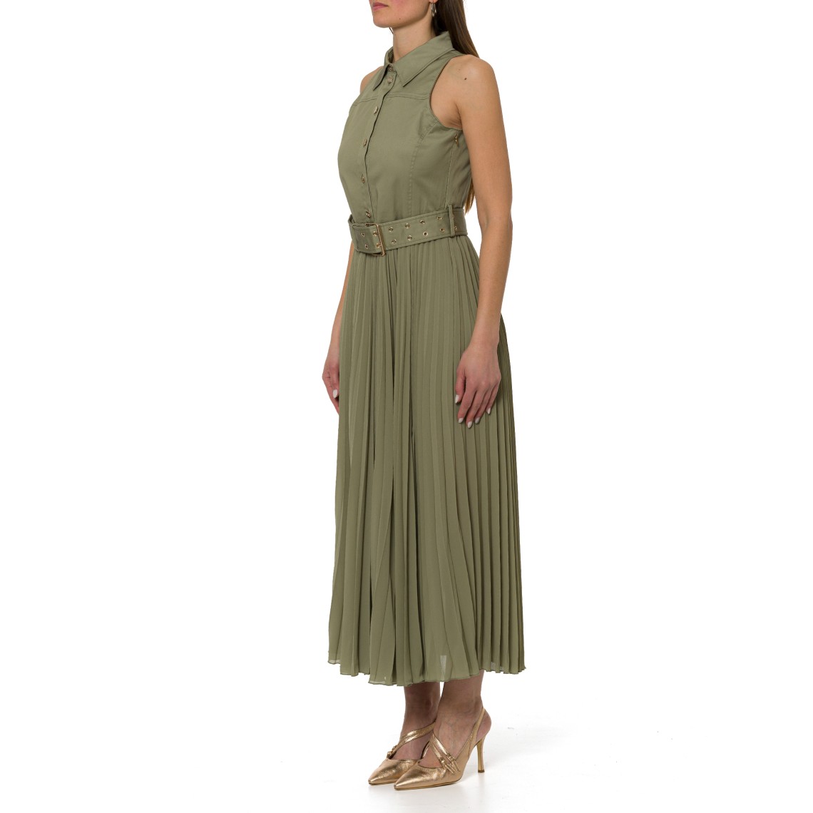 Abito lungo plissé Liu Jo