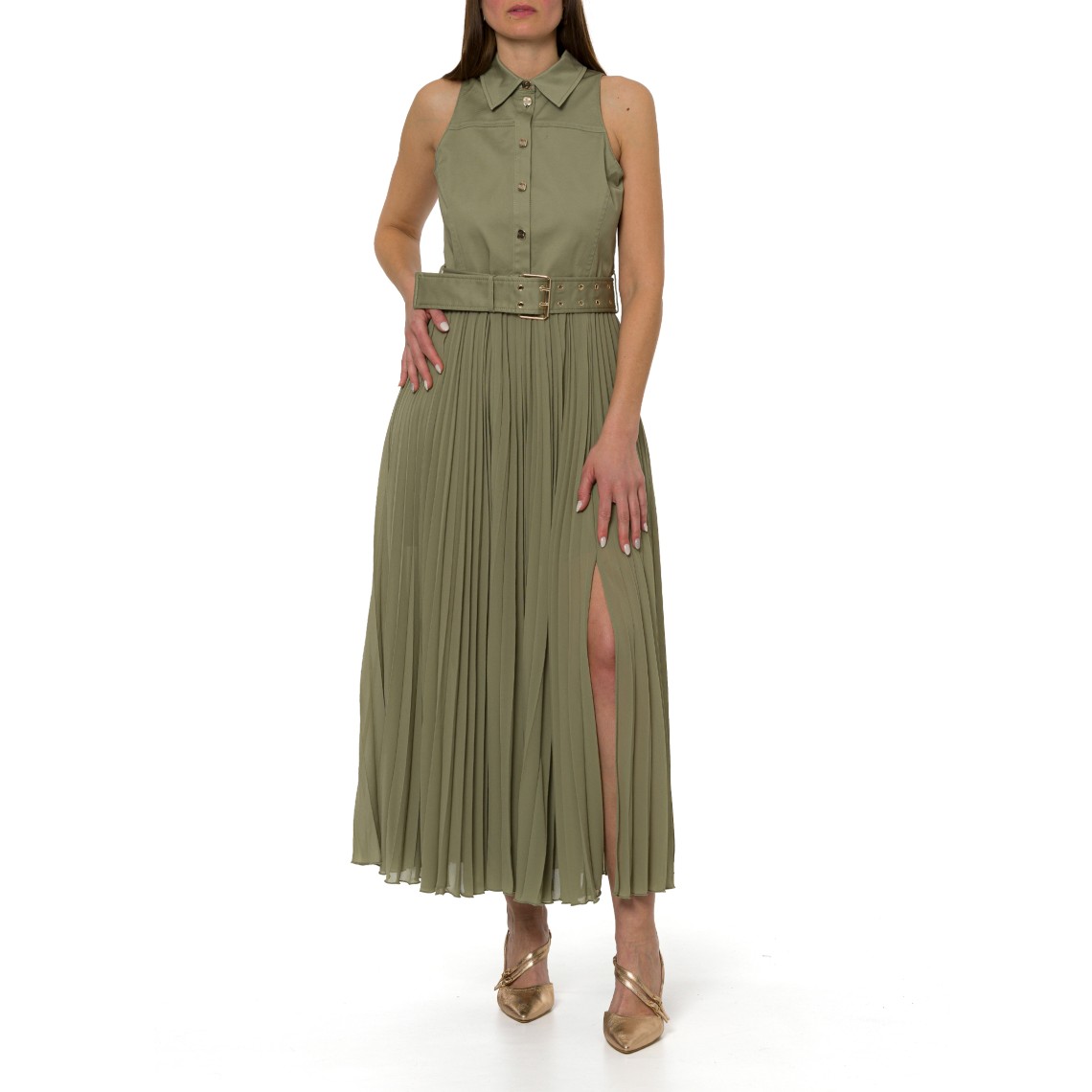 Abito lungo plissé Liu Jo