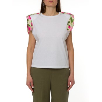T-shirts in cotone con fiocchi Liu Jo