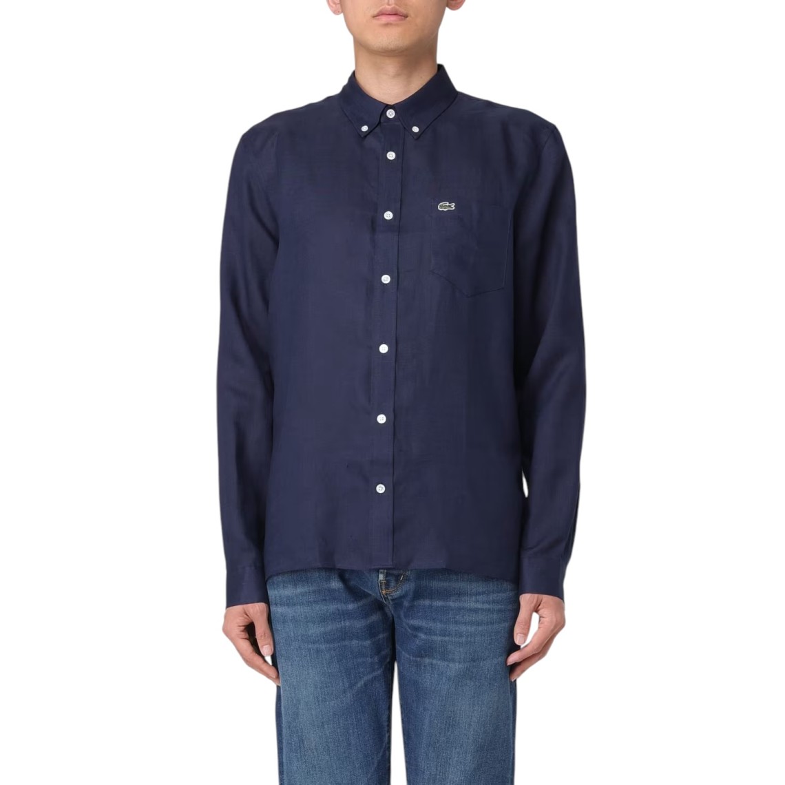 Camicia in lino Lacoste