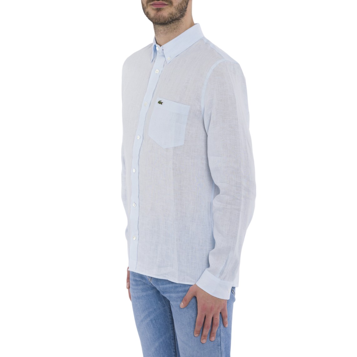 Camicia in lino Lacoste