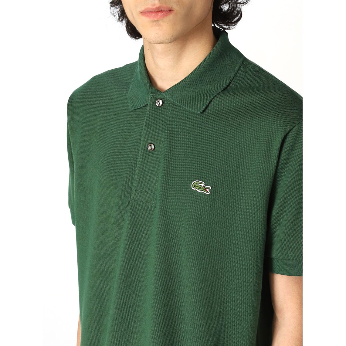 Polo Lacoste basic con logo