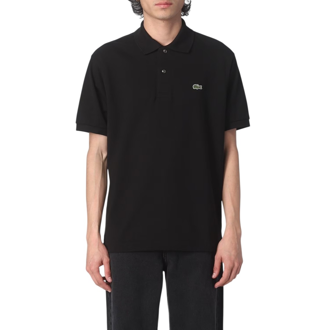 Polo Lacoste basic con logo