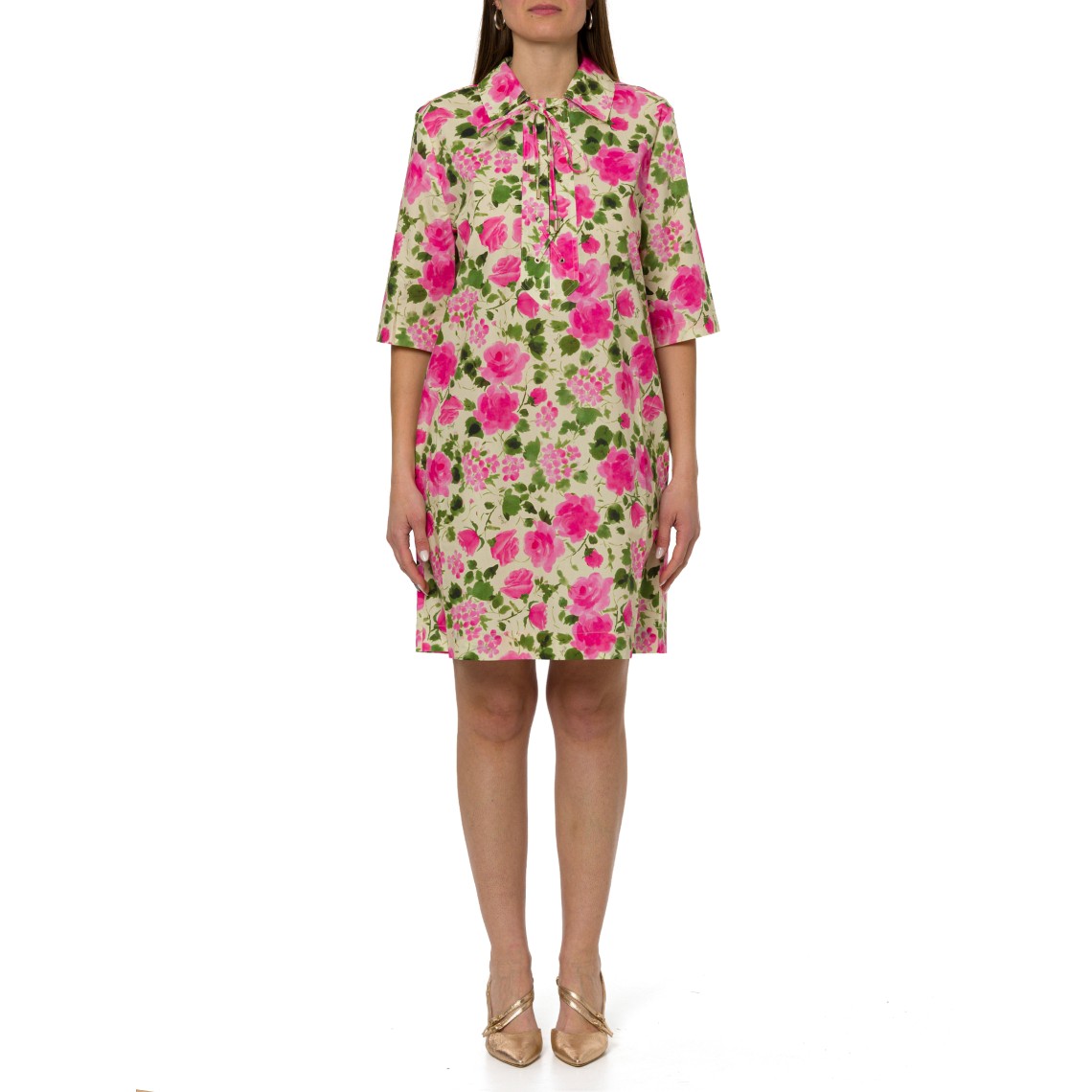 Abito corto in popeline Liu Jo