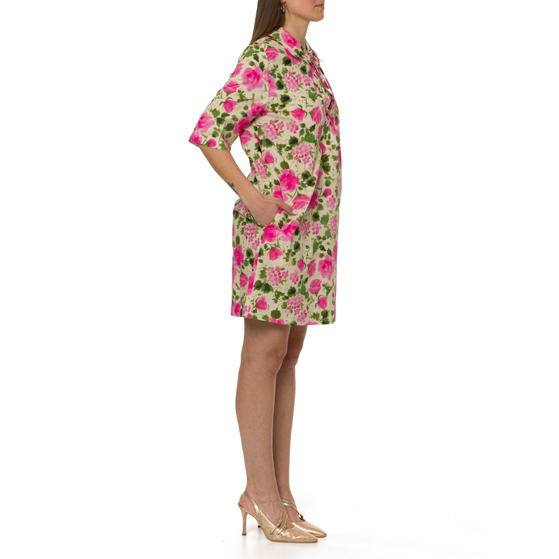 Abito corto in popeline Liu Jo