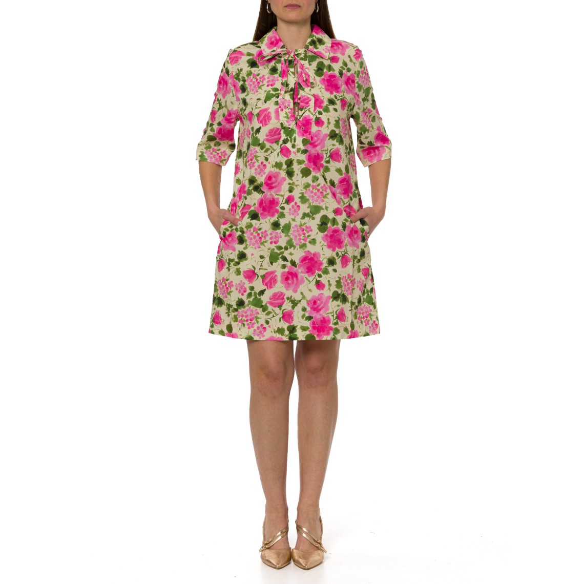 Abito corto in popeline Liu Jo