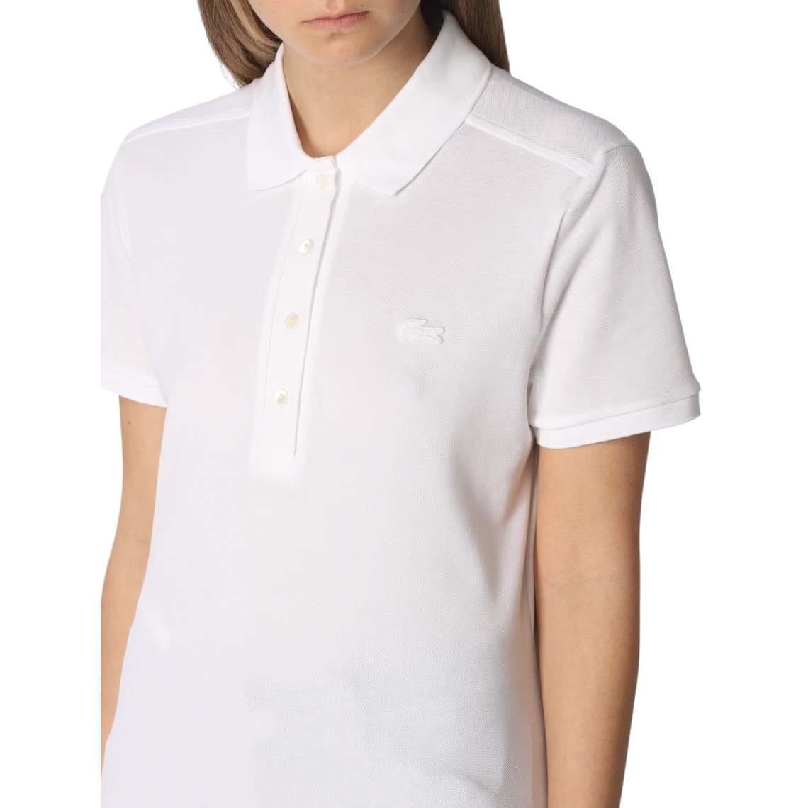 Polo in piqué di cotone stretch Lacoste