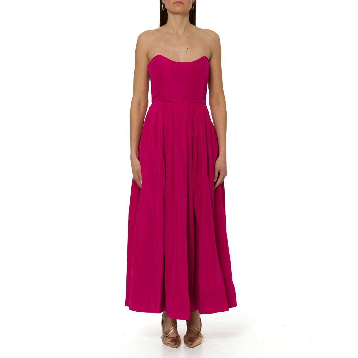 Abito lungo in taffetà Liu Jo
