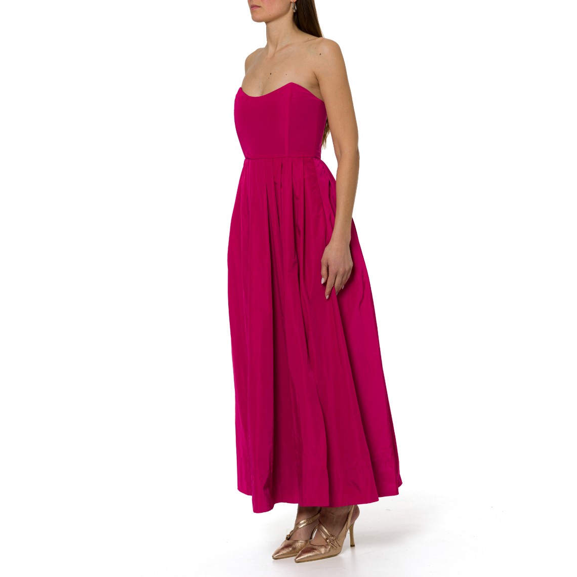 Abito lungo in taffetà Liu Jo