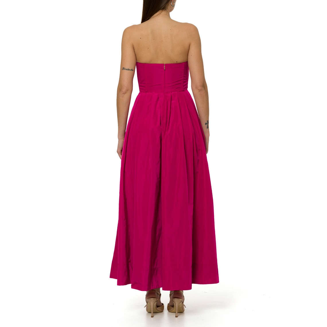 Abito lungo in taffetà Liu Jo