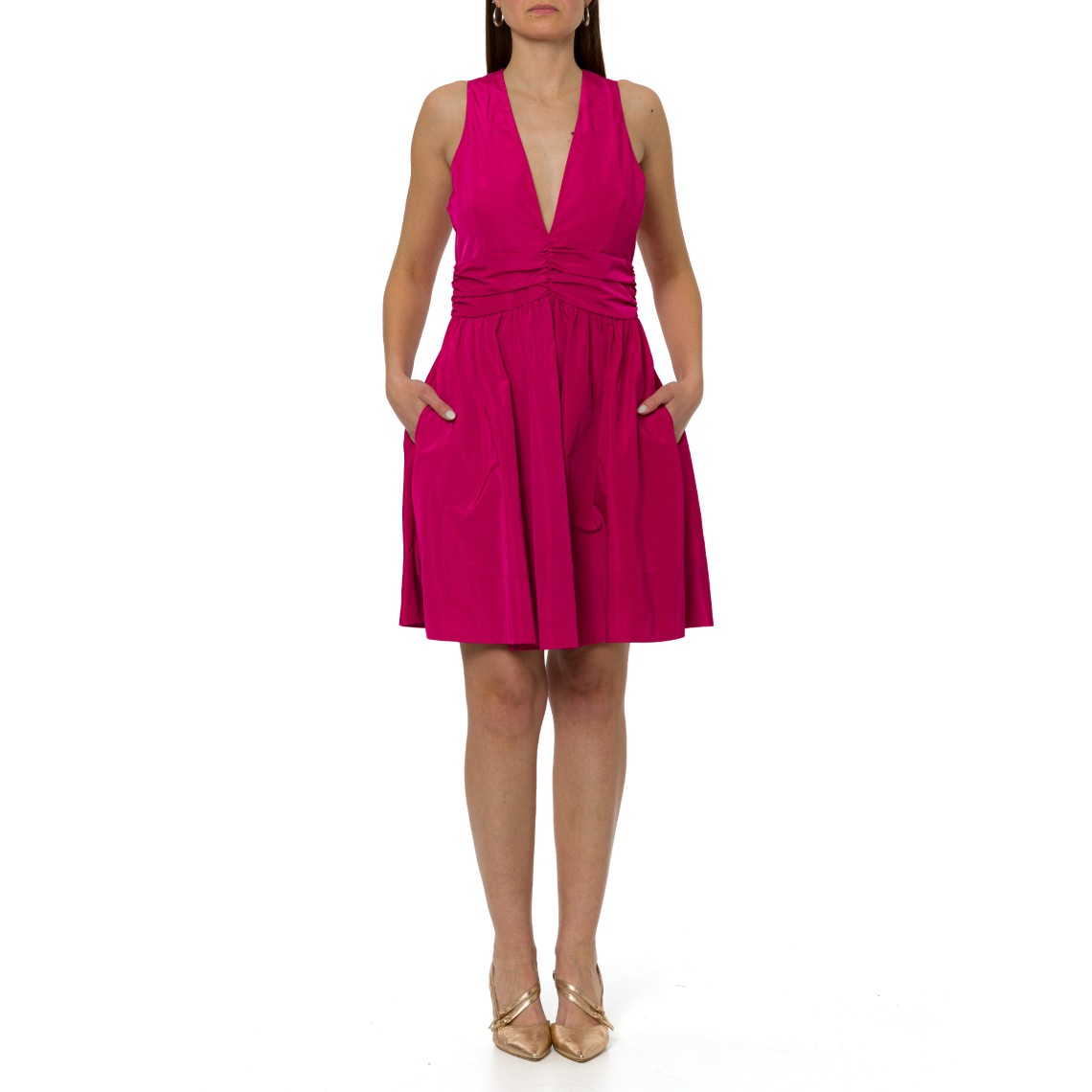 Abito corto in taffetà Liu Jo