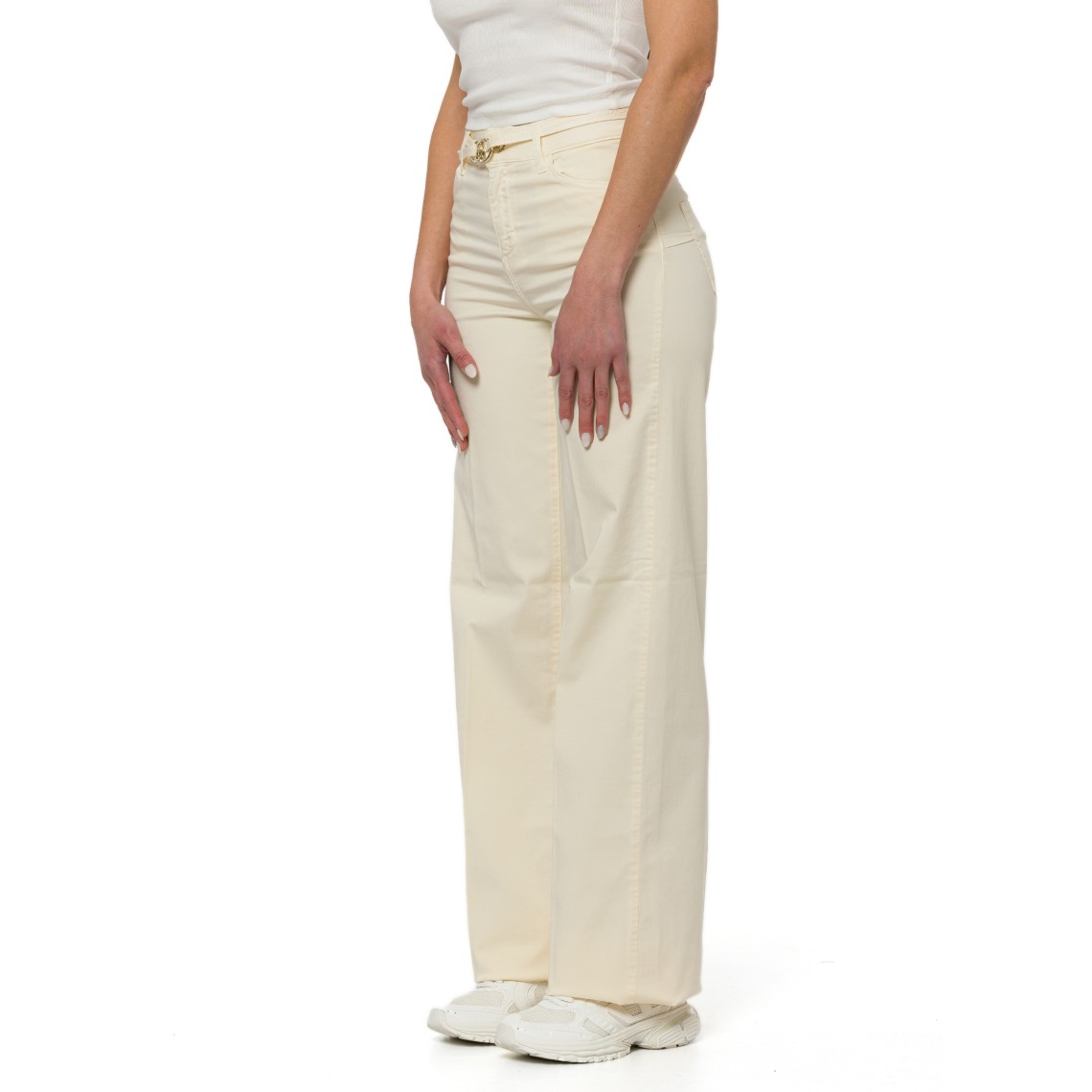 Pantaloni flare con cintura Liu Jo
