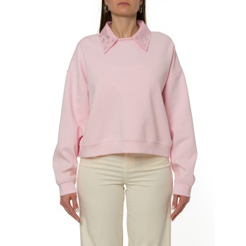 Felpa con ricami gioiello Liu Jo