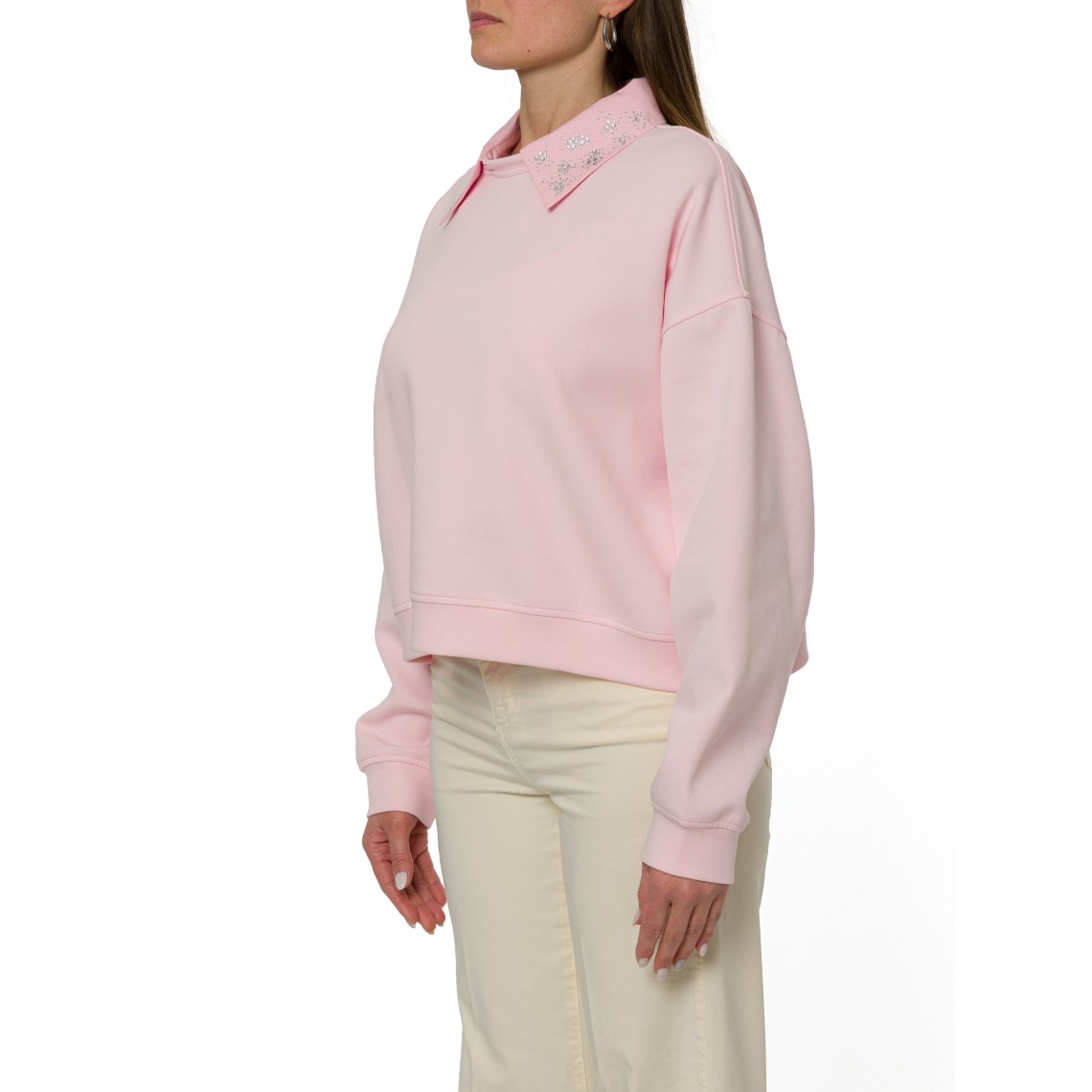 Felpa con ricami gioiello Liu Jo