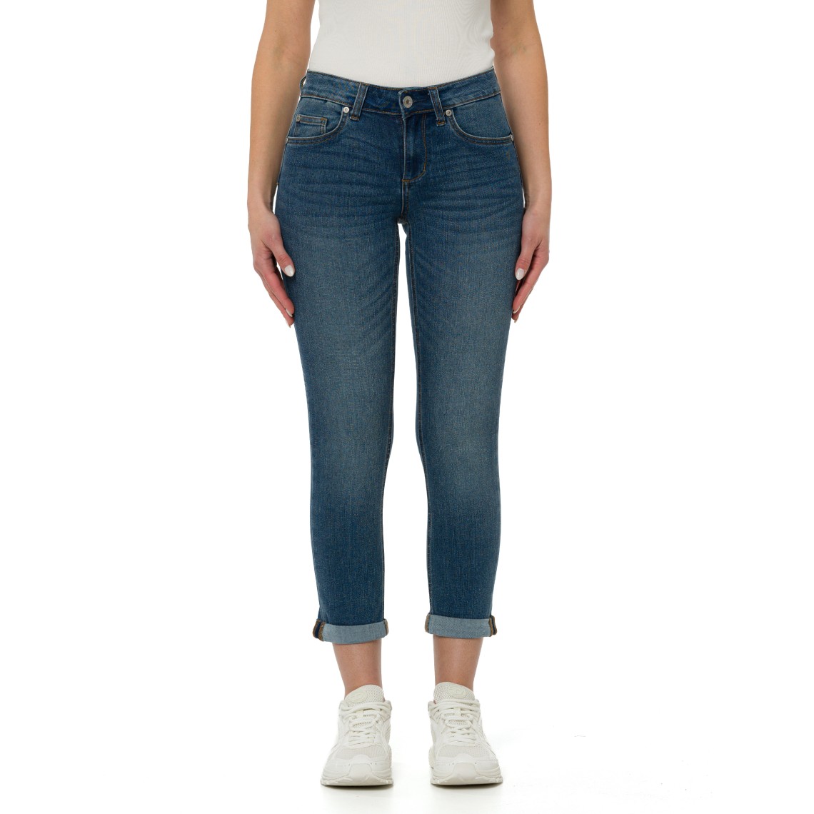 Jeans skinny con risvolto Liu Jo