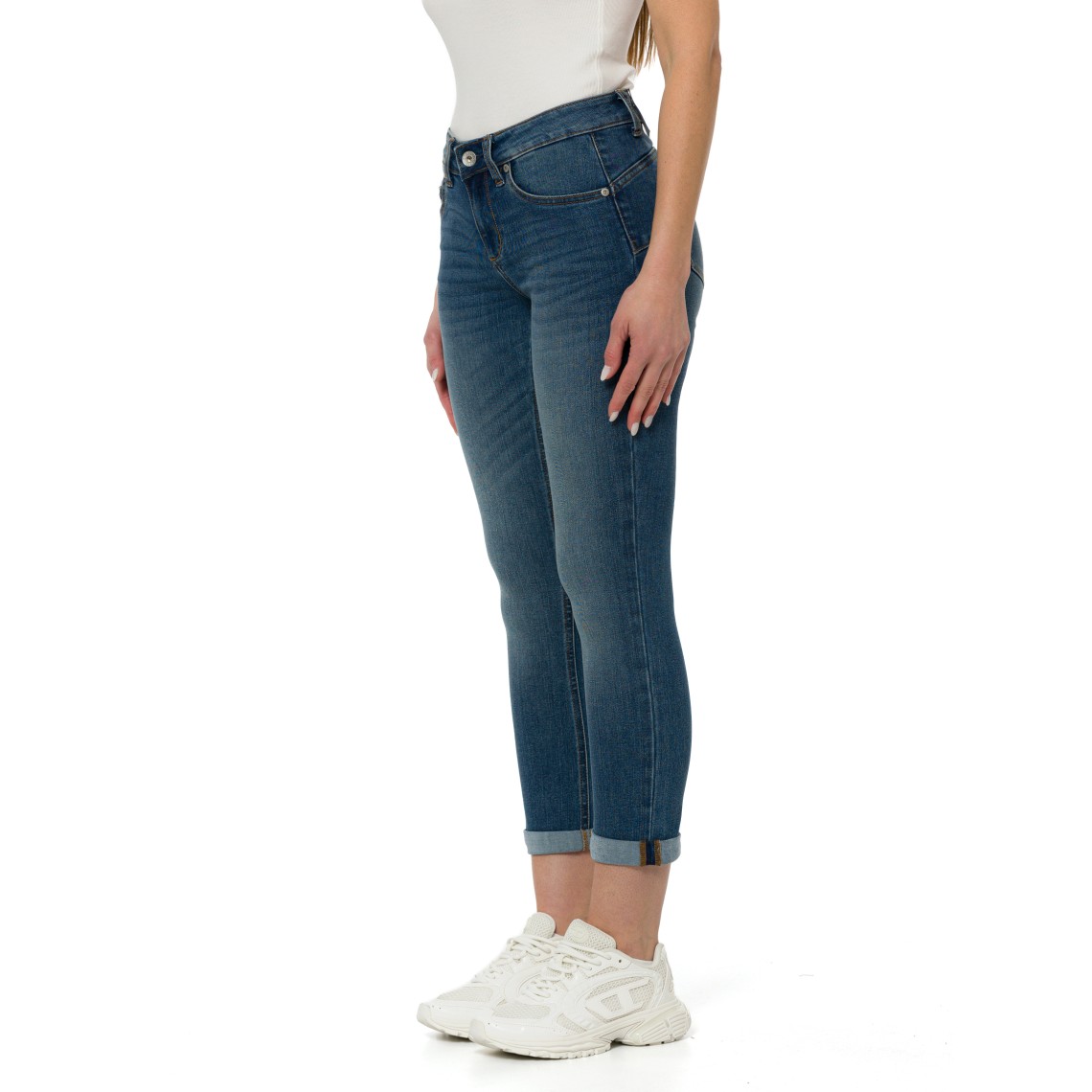 Jeans skinny con risvolto Liu Jo