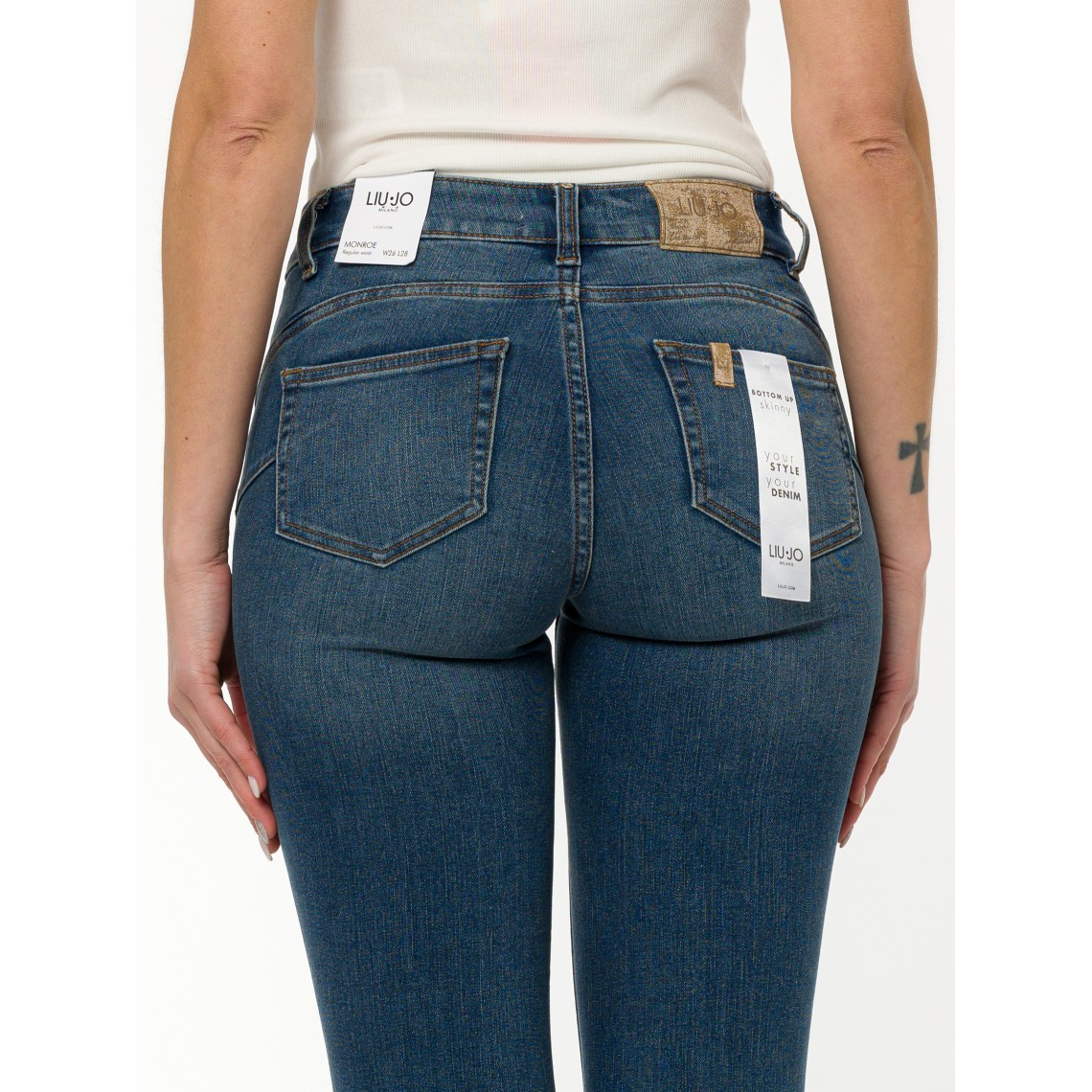 Jeans skinny con risvolto Liu Jo