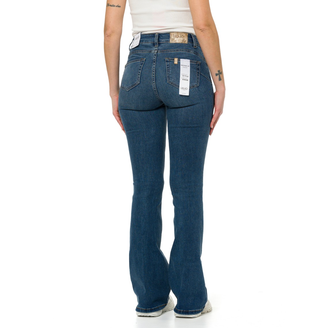 Jeans bootcut a vita alta Liu Jo