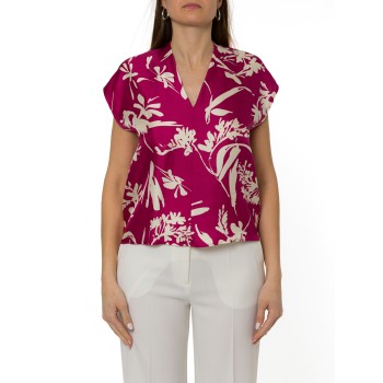 Blusa in twill di seta Pennyblack