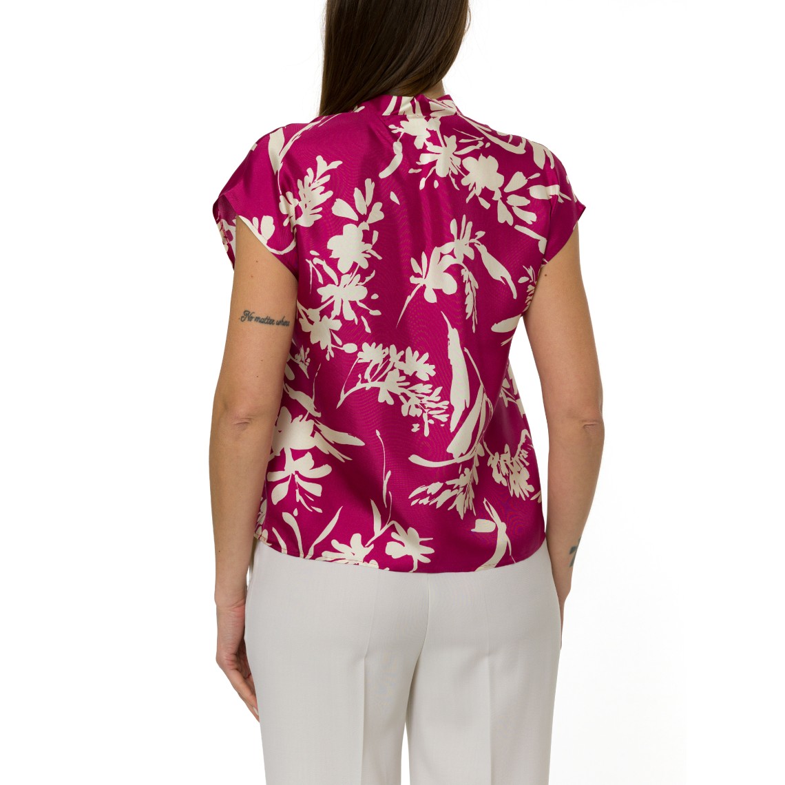 Blusa in twill di seta Pennyblack