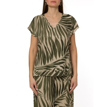 Blusa in twill fluido Pennyblack