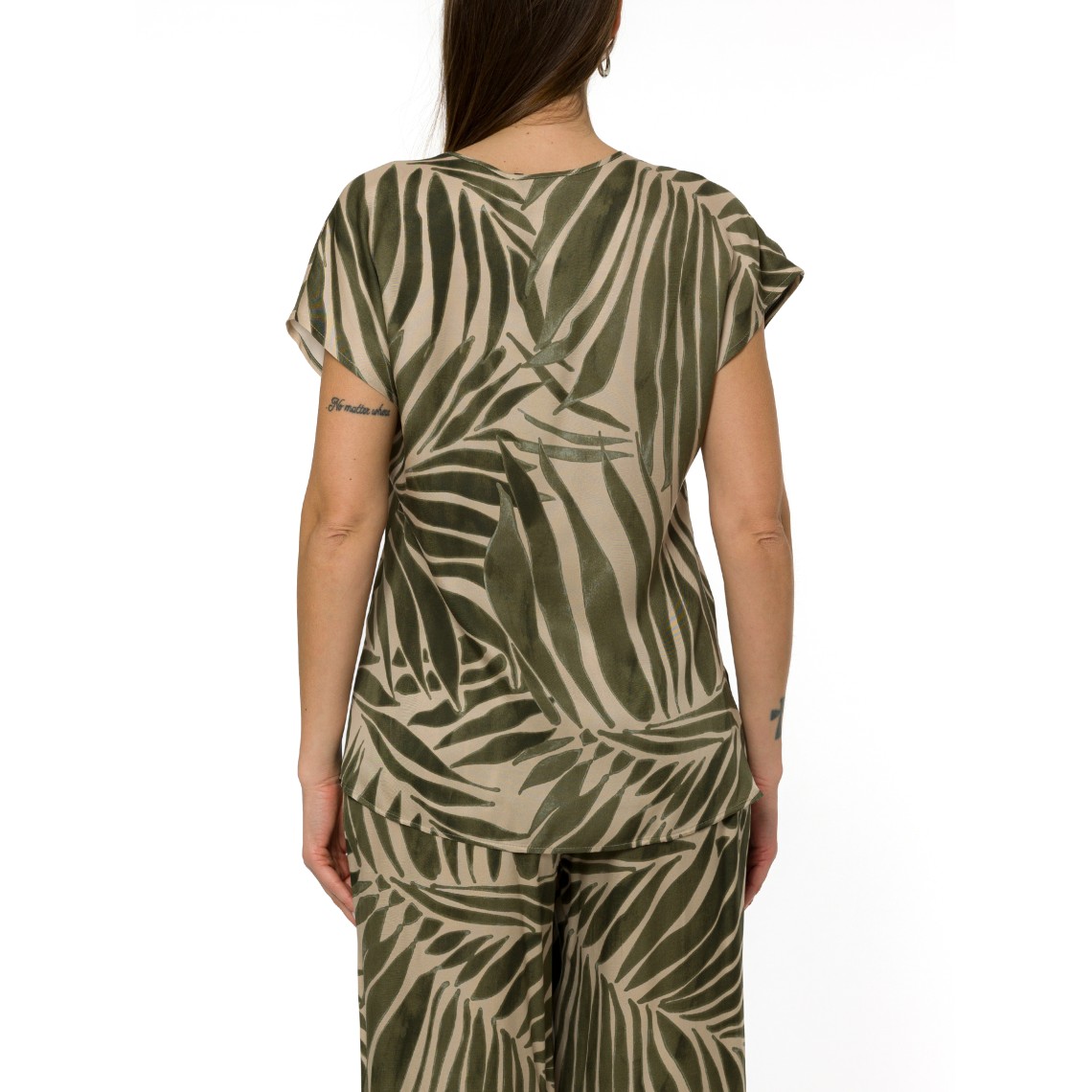 Blusa in twill fluido Pennyblack