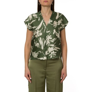 Blusa in twill di seta Pennyblack