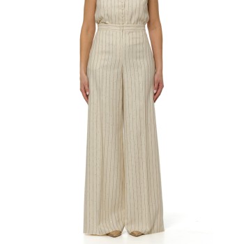 Pantaloni gessati con paillettes Pennyblack