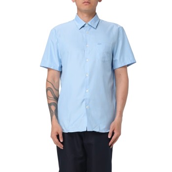Camicia in cotone con logo Lacoste regular fit