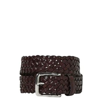 Cintura Polo Ralph Lauren bambino in pelle intrecciata