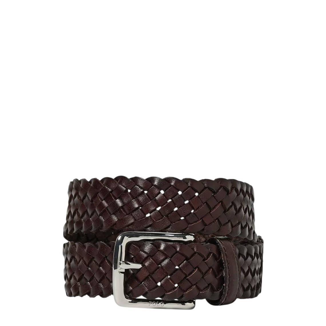 Cintura Polo Ralph Lauren bambino in pelle intrecciata