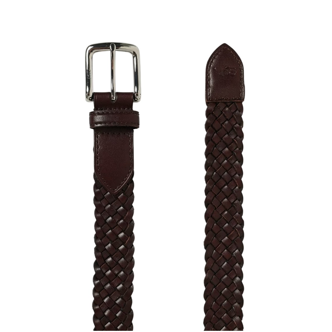 Cintura Polo Ralph Lauren bambino in pelle intrecciata