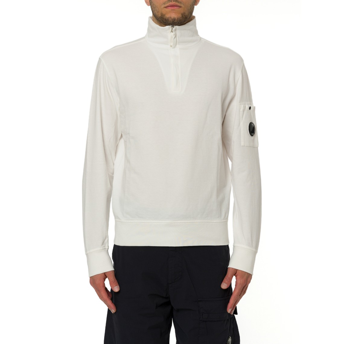 Felpa con zip C.P. Company