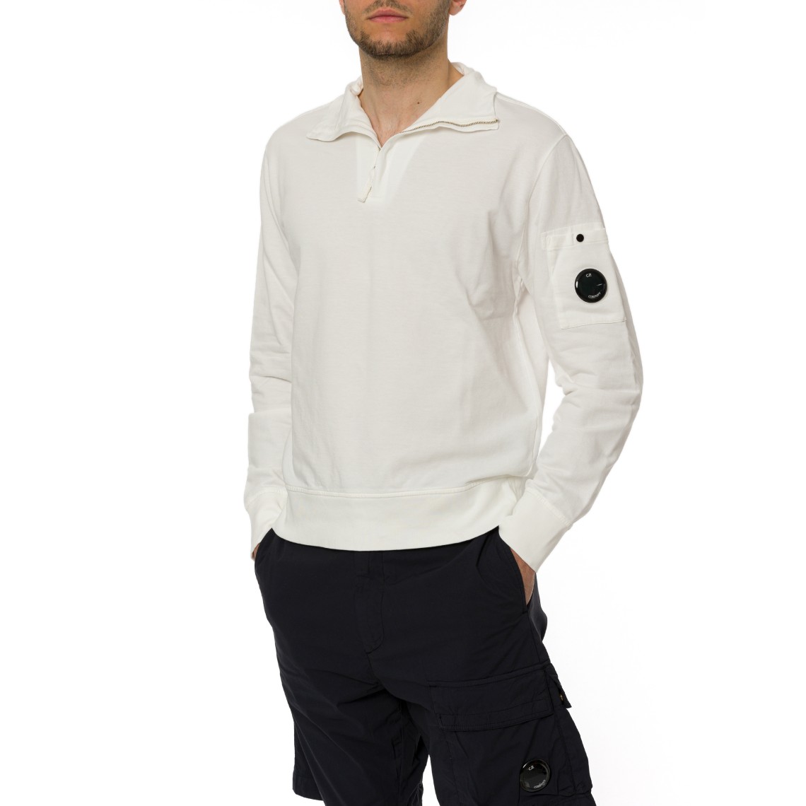 Felpa con zip C.P. Company