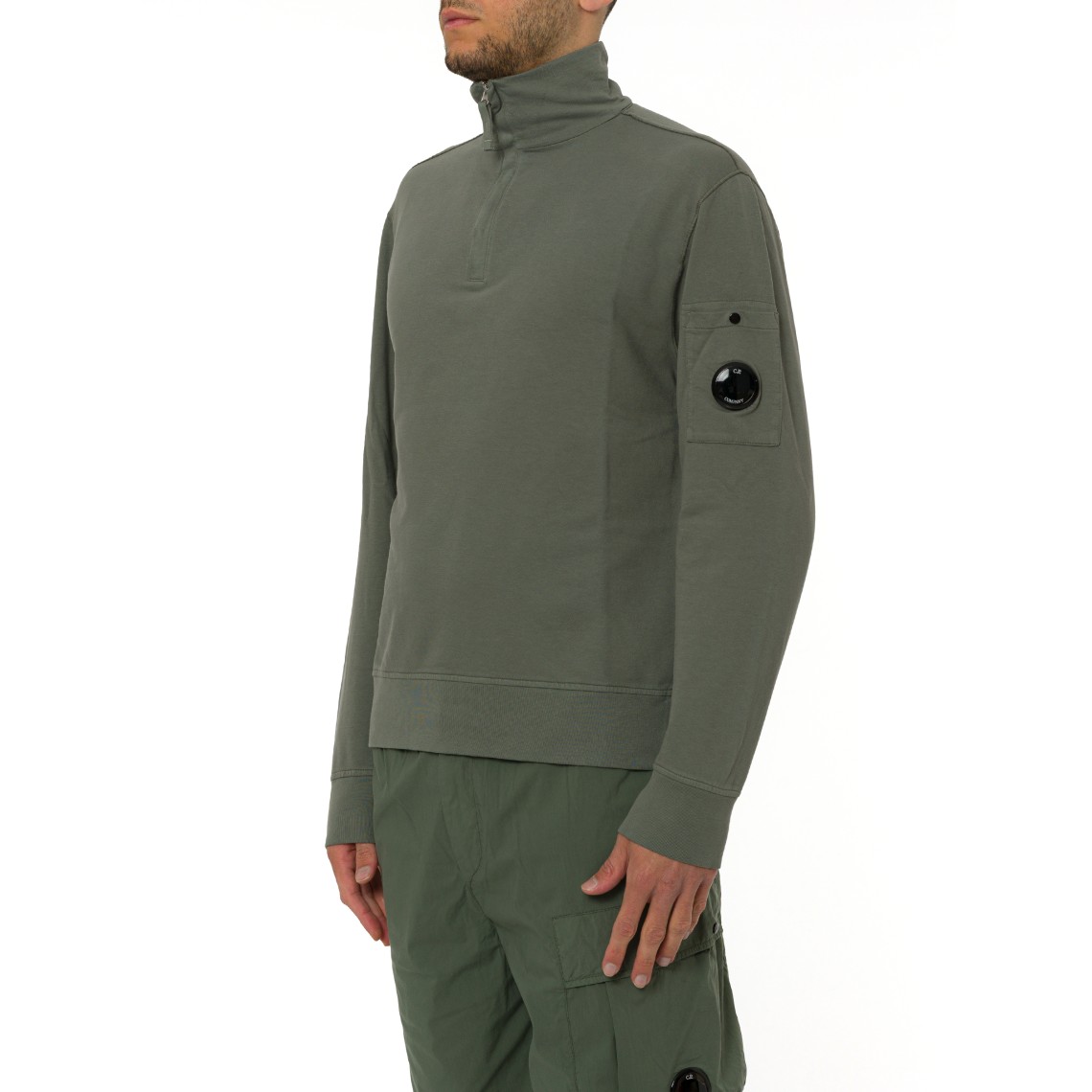 Felpa con zip C.P. Company