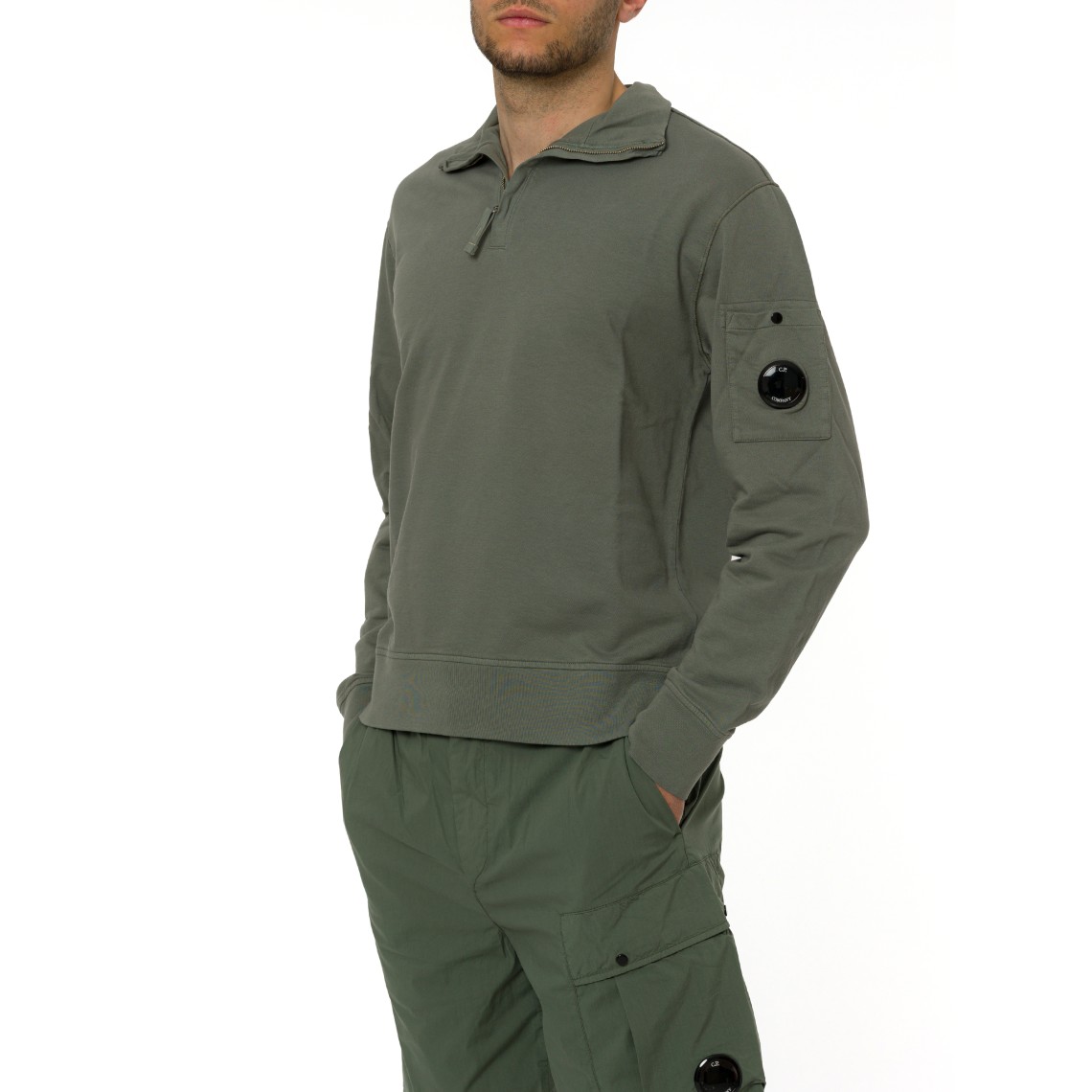 Felpa con zip C.P. Company