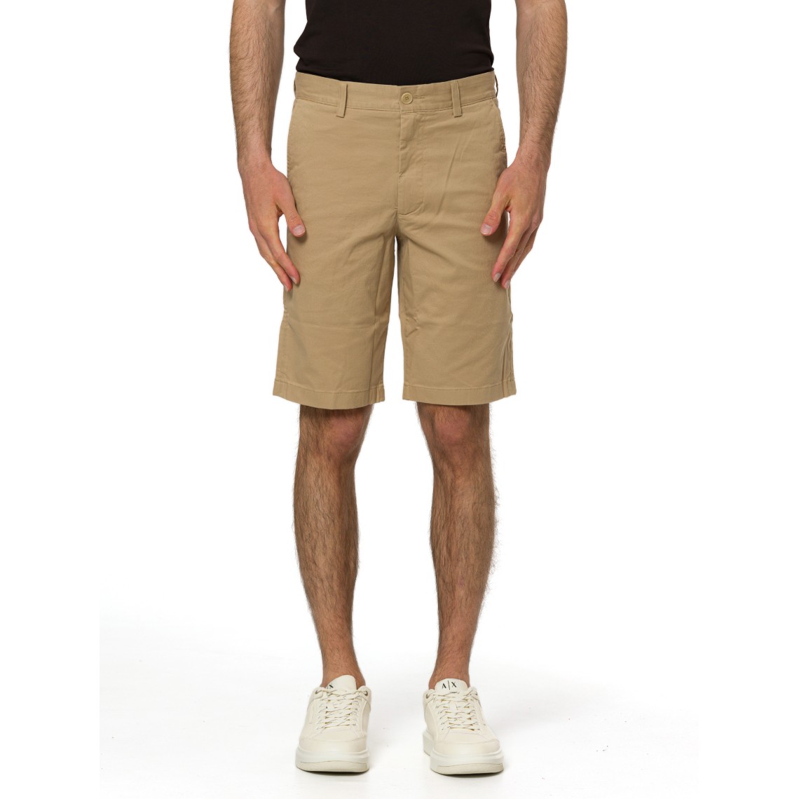Shorts chino in twill elasticizzato Lacoste